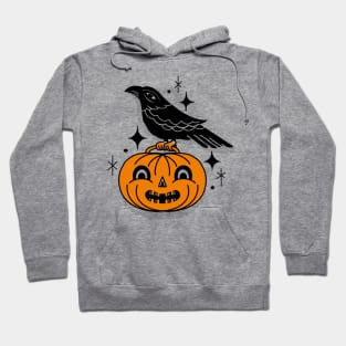 Happy Halloween pumpkin With crow Hoodie